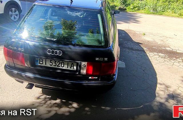 Чорний Ауді 80, об'ємом двигуна 2 л та пробігом 285 тис. км за 4999 $, фото 4 на Automoto.ua