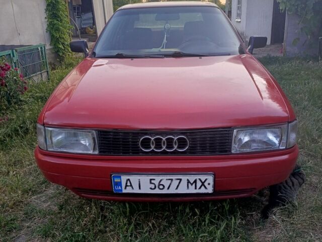 Красный Ауди 80, объемом двигателя 1.8 л и пробегом 400 тыс. км за 1100 $, фото 9 на Automoto.ua