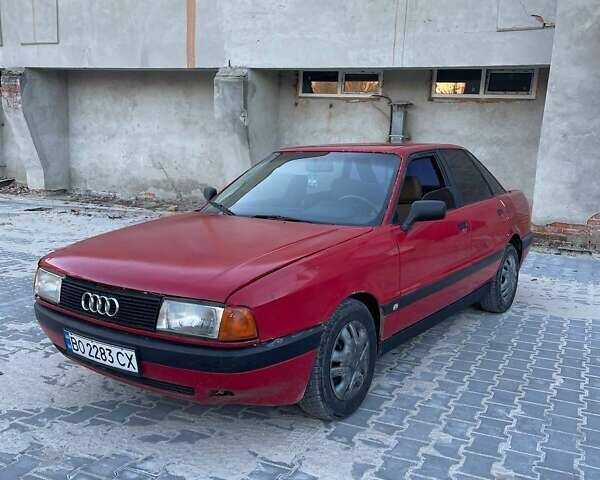 Червоний Ауді 80, об'ємом двигуна 1.78 л та пробігом 380 тис. км за 1450 $, фото 1 на Automoto.ua