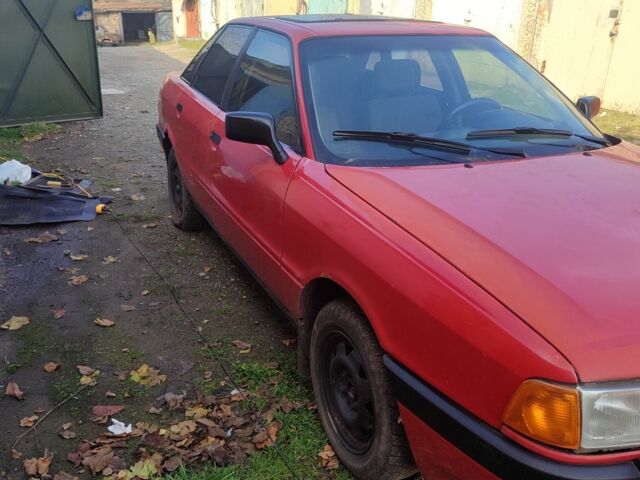 Червоний Ауді 80, об'ємом двигуна 1.8 л та пробігом 350 тис. км за 1250 $, фото 16 на Automoto.ua