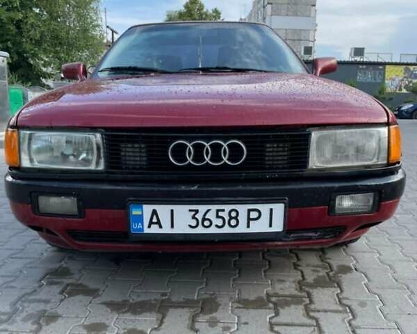 Красный Ауди 80, объемом двигателя 1.78 л и пробегом 430 тыс. км за 1900 $, фото 3 на Automoto.ua