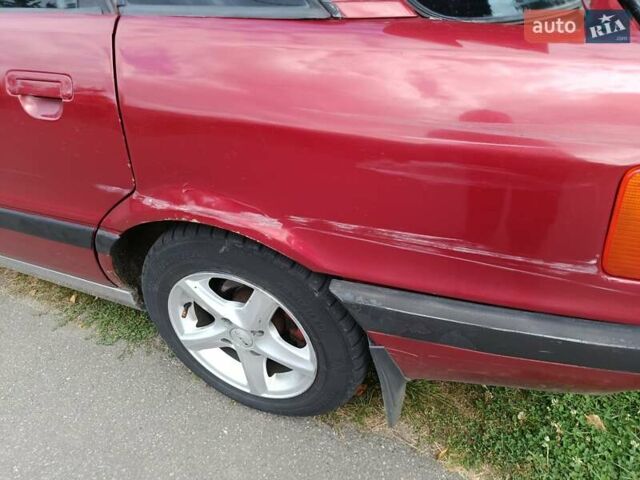 Красный Ауди 80, объемом двигателя 1.78 л и пробегом 430 тыс. км за 1900 $, фото 5 на Automoto.ua