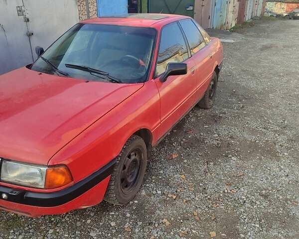 Красный Ауди 80, объемом двигателя 1.8 л и пробегом 350 тыс. км за 1250 $, фото 22 на Automoto.ua