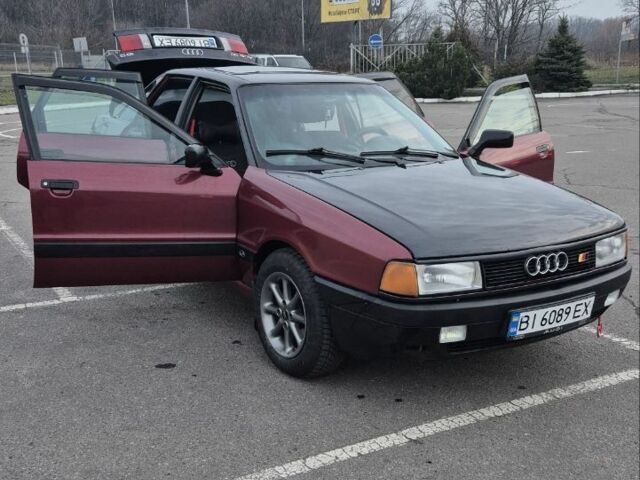 Червоний Ауді 80, об'ємом двигуна 1.8 л та пробігом 185 тис. км за 3000 $, фото 8 на Automoto.ua