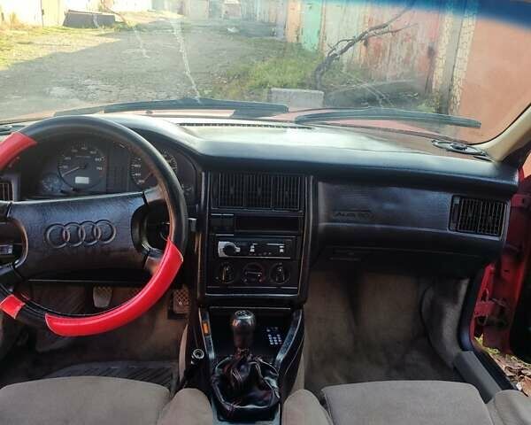 Красный Ауди 80, объемом двигателя 1.8 л и пробегом 350 тыс. км за 1250 $, фото 17 на Automoto.ua