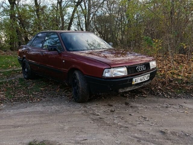 Червоний Ауді 80, об'ємом двигуна 1.8 л та пробігом 111 тис. км за 1200 $, фото 1 на Automoto.ua