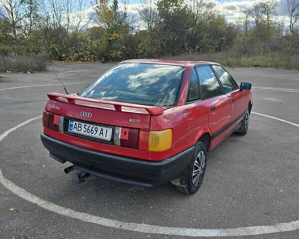 Червоний Ауді 80, об'ємом двигуна 1.8 л та пробігом 453 тис. км за 1800 $, фото 6 на Automoto.ua