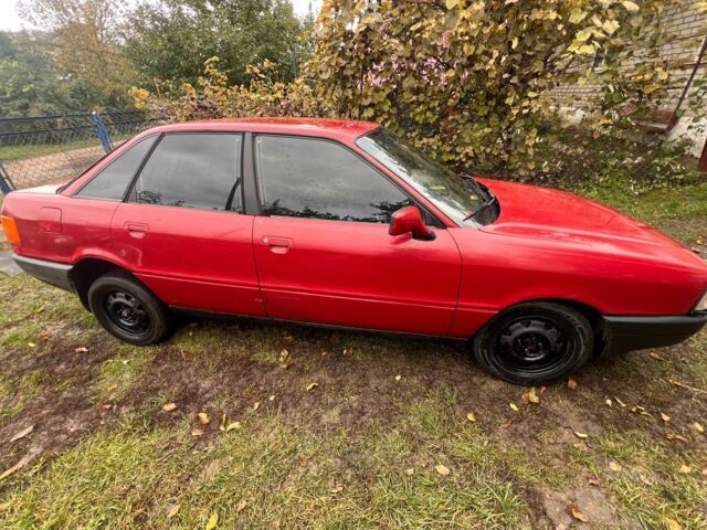 Червоний Ауді 80, об'ємом двигуна 1.8 л та пробігом 356 тис. км за 1500 $, фото 2 на Automoto.ua