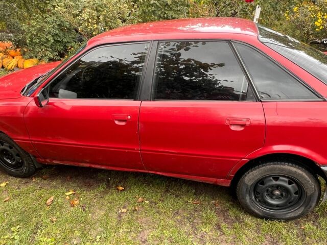 Червоний Ауді 80, об'ємом двигуна 1.8 л та пробігом 356 тис. км за 1500 $, фото 3 на Automoto.ua