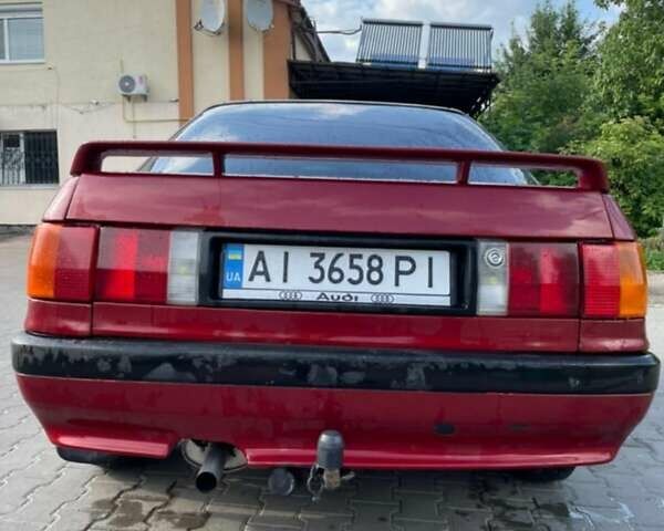 Красный Ауди 80, объемом двигателя 1.78 л и пробегом 430 тыс. км за 1900 $, фото 2 на Automoto.ua