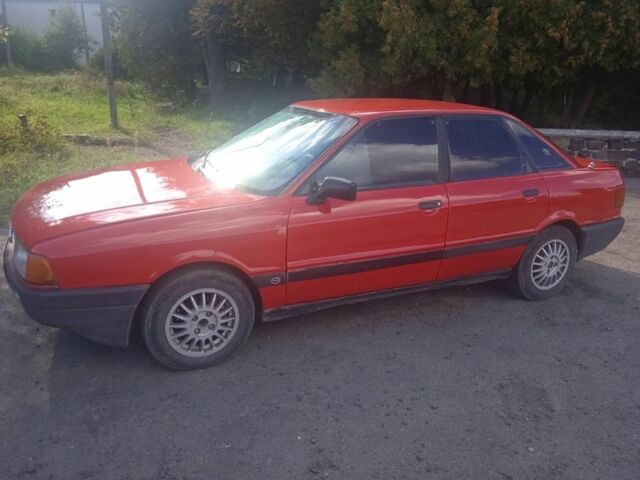 Красный Ауди 80, объемом двигателя 1.8 л и пробегом 80 тыс. км за 1400 $, фото 14 на Automoto.ua