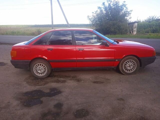 Красный Ауди 80, объемом двигателя 1.8 л и пробегом 80 тыс. км за 1400 $, фото 10 на Automoto.ua