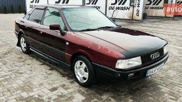 Красный Ауди 80, объемом двигателя 1.8 л и пробегом 281 тыс. км за 1500 $, фото 6 на Automoto.ua