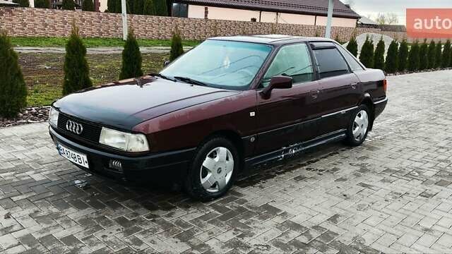 Красный Ауди 80, объемом двигателя 1.8 л и пробегом 281 тыс. км за 1500 $, фото 13 на Automoto.ua
