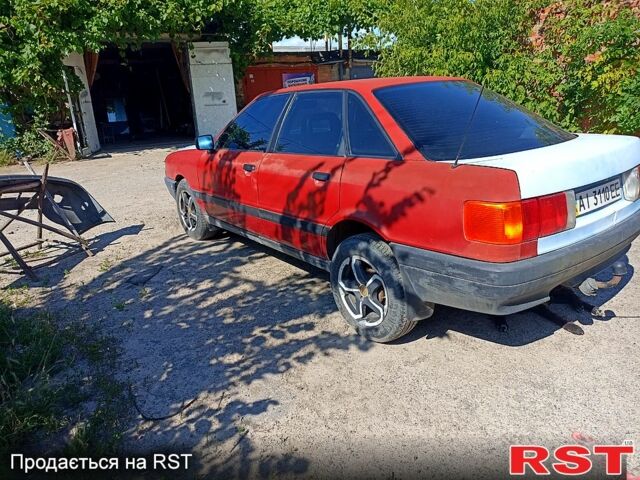 Червоний Ауді 80, об'ємом двигуна 1.8 л та пробігом 100 тис. км за 1650 $, фото 3 на Automoto.ua