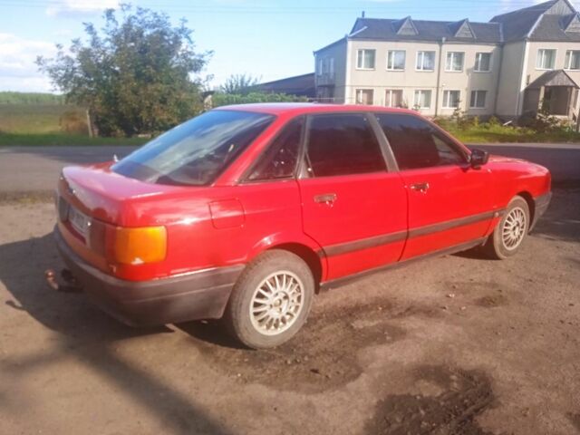 Красный Ауди 80, объемом двигателя 1.8 л и пробегом 80 тыс. км за 1400 $, фото 12 на Automoto.ua