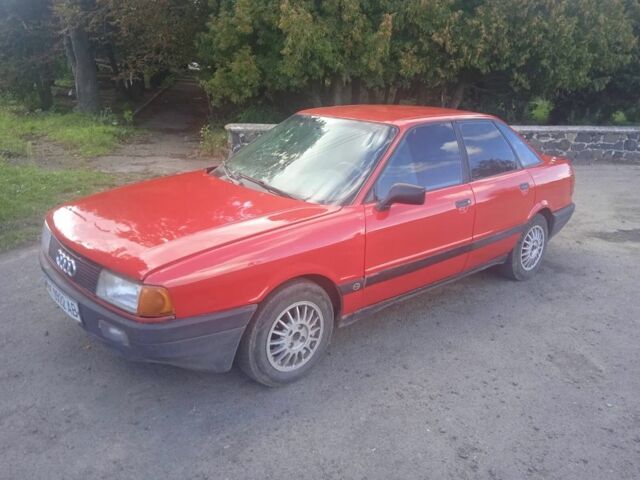 Красный Ауди 80, объемом двигателя 1.8 л и пробегом 80 тыс. км за 1400 $, фото 7 на Automoto.ua