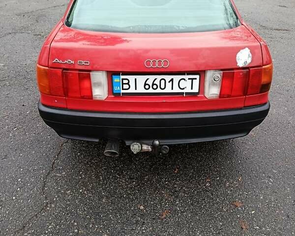 Красный Ауди 80, объемом двигателя 1.78 л и пробегом 320 тыс. км за 2300 $, фото 2 на Automoto.ua