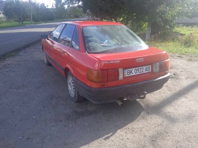 Красный Ауди 80, объемом двигателя 1.8 л и пробегом 80 тыс. км за 1400 $, фото 13 на Automoto.ua