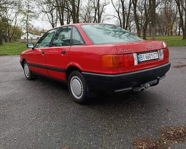 Красный Ауди 80, объемом двигателя 1.78 л и пробегом 320 тыс. км за 2300 $, фото 3 на Automoto.ua