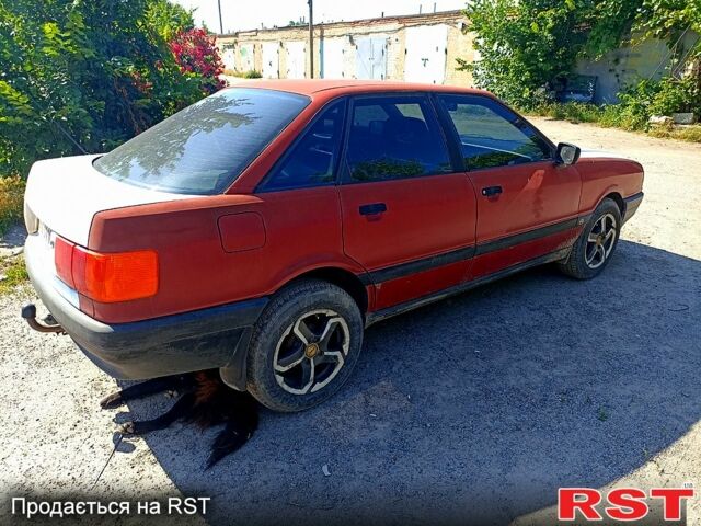 Червоний Ауді 80, об'ємом двигуна 1.8 л та пробігом 100 тис. км за 1650 $, фото 2 на Automoto.ua