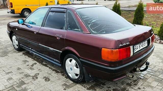 Красный Ауди 80, объемом двигателя 1.8 л и пробегом 281 тыс. км за 1500 $, фото 14 на Automoto.ua