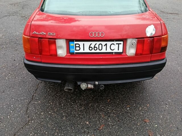 Червоний Ауді 80, об'ємом двигуна 1.8 л та пробігом 1 тис. км за 2450 $, фото 2 на Automoto.ua