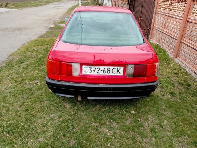 Красный Ауди 80, объемом двигателя 0 л и пробегом 10 тыс. км за 1300 $, фото 2 на Automoto.ua