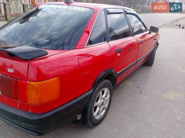 Красный Ауди 80, объемом двигателя 1.8 л и пробегом 318 тыс. км за 1650 $, фото 29 на Automoto.ua