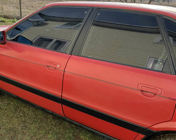 Красный Ауди 80, объемом двигателя 1.8 л и пробегом 235 тыс. км за 1800 $, фото 20 на Automoto.ua