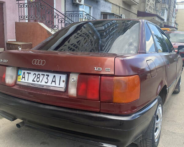 Червоний Ауді 80, об'ємом двигуна 1.76 л та пробігом 600 тис. км за 1300 $, фото 1 на Automoto.ua