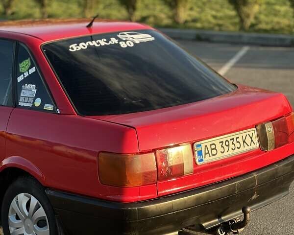 Красный Ауди 80, объемом двигателя 1.8 л и пробегом 410 тыс. км за 1500 $, фото 6 на Automoto.ua