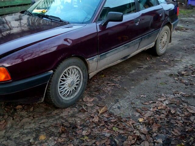 Красный Ауди 80, объемом двигателя 1.6 л и пробегом 0 тыс. км за 1300 $, фото 1 на Automoto.ua