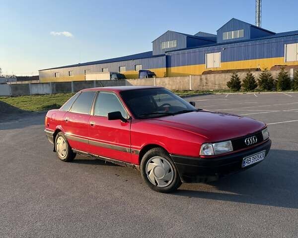 Красный Ауди 80, объемом двигателя 1.8 л и пробегом 410 тыс. км за 1500 $, фото 2 на Automoto.ua