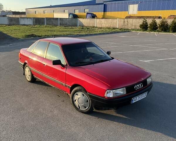 Красный Ауди 80, объемом двигателя 1.8 л и пробегом 410 тыс. км за 1500 $, фото 4 на Automoto.ua