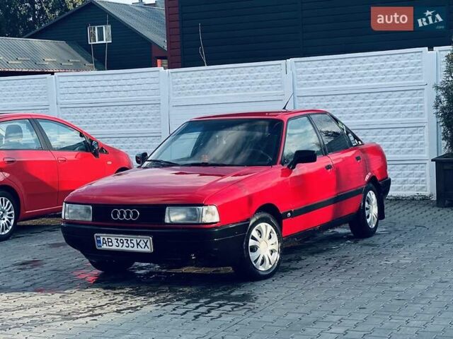 Красный Ауди 80, объемом двигателя 1.8 л и пробегом 410 тыс. км за 1500 $, фото 7 на Automoto.ua