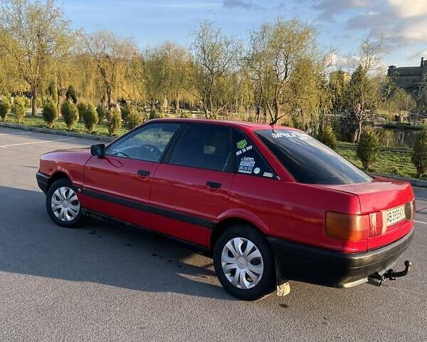 Красный Ауди 80, объемом двигателя 1.8 л и пробегом 410 тыс. км за 1500 $, фото 5 на Automoto.ua