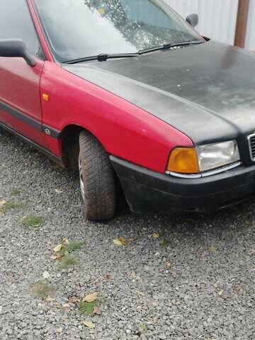 Ауді 80 1990 у Хмельницькому на Automoto.ua Червоний Ауді 80, об'ємом двигуна 1.8 л та пробігом 333 тис. км за 1000 $, фото 3 на Automoto.ua