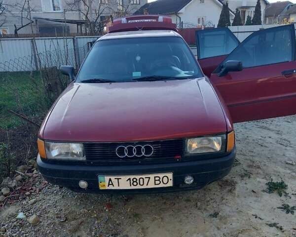 Червоний Ауді 80, об'ємом двигуна 1.6 л та пробігом 350 тис. км за 1200 $, фото 6 на Automoto.ua