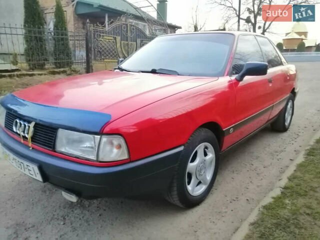 Красный Ауди 80, объемом двигателя 1.8 л и пробегом 1 тыс. км за 1550 $, фото 3 на Automoto.ua