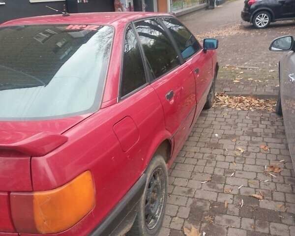 Червоний Ауді 80, об'ємом двигуна 1.6 л та пробігом 350 тис. км за 1200 $, фото 4 на Automoto.ua