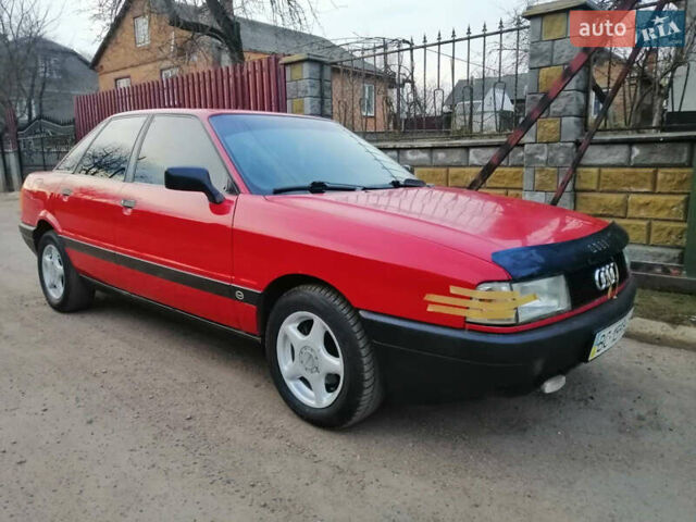 Красный Ауди 80, объемом двигателя 1.8 л и пробегом 1 тыс. км за 1550 $, фото 4 на Automoto.ua