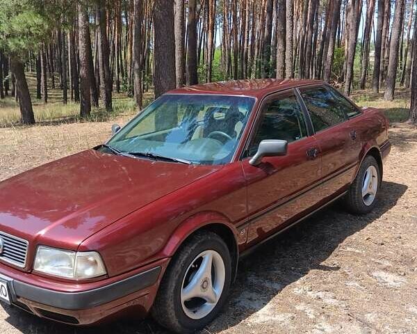 Красный Ауди 80, объемом двигателя 2.31 л и пробегом 350 тыс. км за 3500 $, фото 2 на Automoto.ua