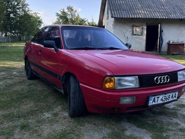 Красный Ауди 80, объемом двигателя 1.8 л и пробегом 360 тыс. км за 1600 $, фото 3 на Automoto.ua