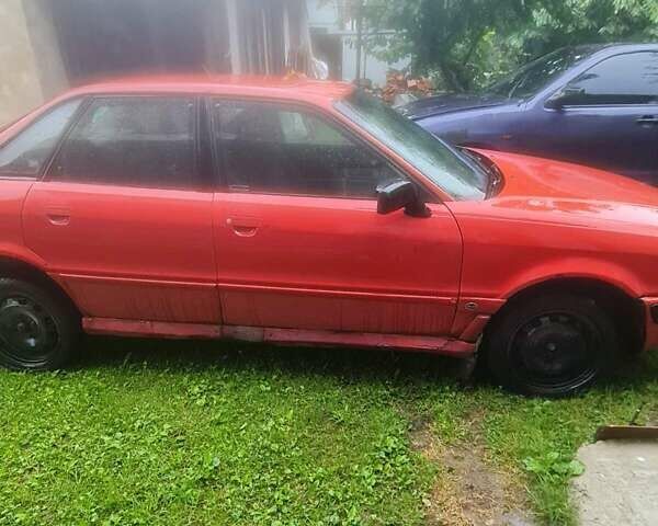 Червоний Ауді 80, об'ємом двигуна 2 л та пробігом 350 тис. км за 1250 $, фото 2 на Automoto.ua