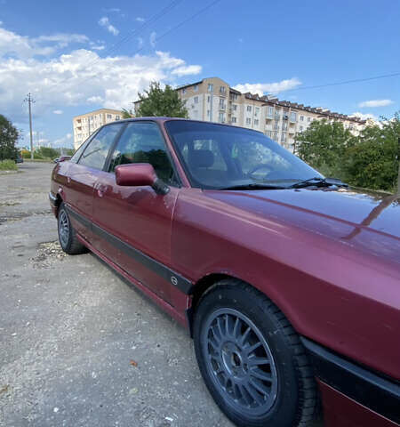 Красный Ауди 80, объемом двигателя 1.98 л и пробегом 400 тыс. км за 750 $, фото 2 на Automoto.ua