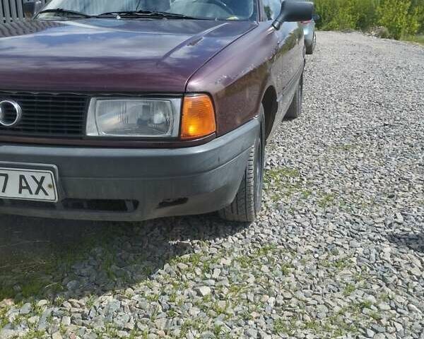 Червоний Ауді 80, об'ємом двигуна 1.8 л та пробігом 182 тис. км за 1700 $, фото 3 на Automoto.ua