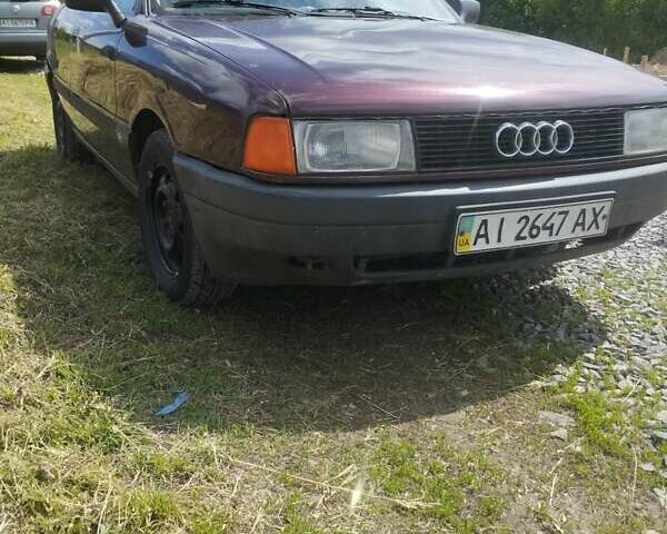 Червоний Ауді 80, об'ємом двигуна 1.8 л та пробігом 182 тис. км за 1700 $, фото 4 на Automoto.ua