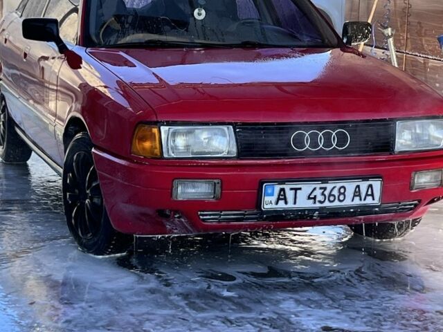Красный Ауди 80, объемом двигателя 1.8 л и пробегом 360 тыс. км за 1600 $, фото 2 на Automoto.ua
