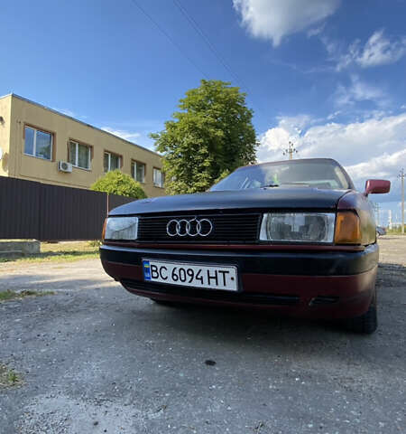 Красный Ауди 80, объемом двигателя 1.98 л и пробегом 400 тыс. км за 750 $, фото 7 на Automoto.ua